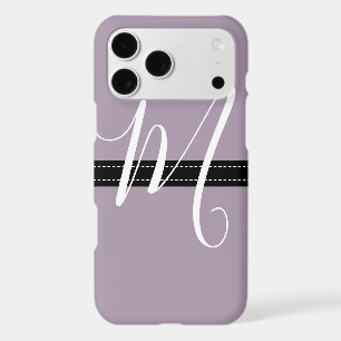 Monogram Elegant Rose quartz Solid Colour