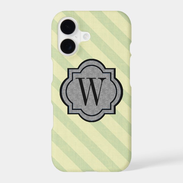 Monogram Elegant Stripe Pattern (Back)