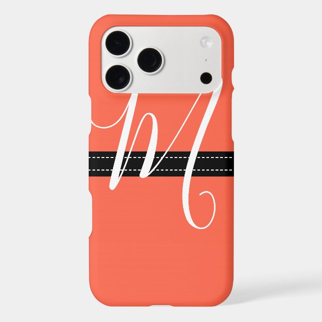 Monogram Elegant Tomato Solid Colour (Back)