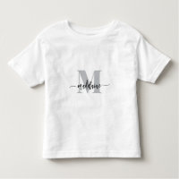 Monogram Elegant White Black 