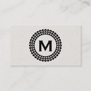 Monogram Element Expansion Business Card