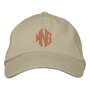 Monogram Embroidered Hat