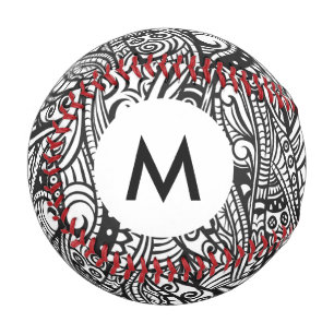 Monogram Ethnic pattern 3 Baseball