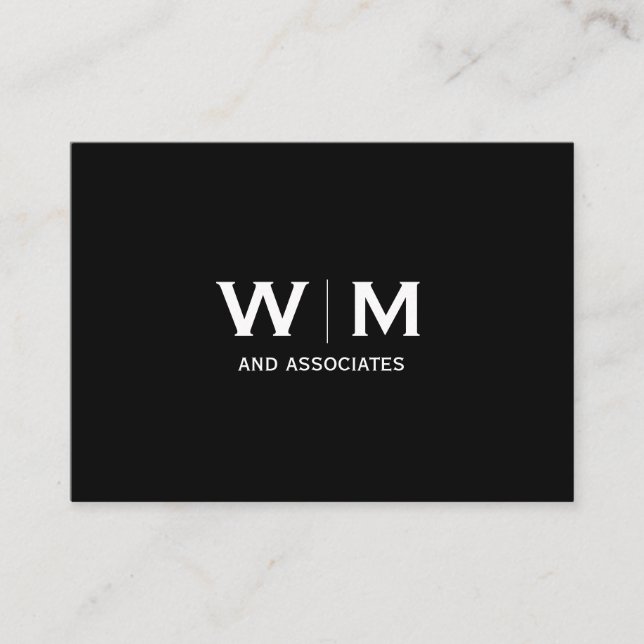 Monogram | Executive Business Card (Front)