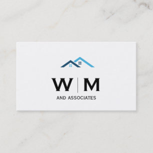 Monogram   Executive   Realtor Firm Business Card