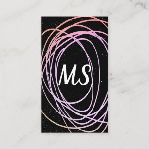 Monogram / Expressive (colourful) Business Card