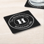 Monogram Family Surname Mod BW Personalised