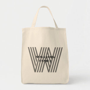 monogram family Tote Bag minimal trendy