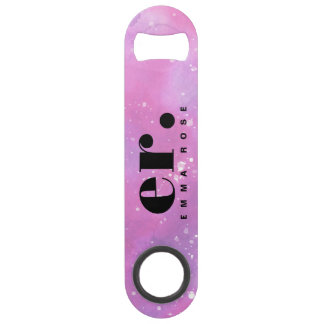 Monogram fantasy watercolor Stylish Modern Minimal