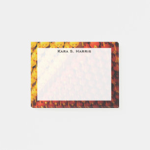 Monogram Feng Shui Yellow Red Lanterns Post-it Notes