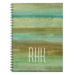 Monogram   Fields in Spring I Notebook