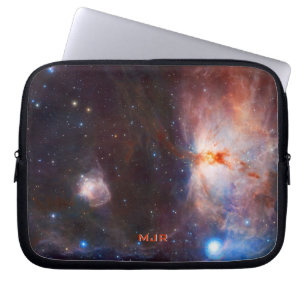 Monogram Fires of the Flame Nebula - in Orion Laptop Sleeve