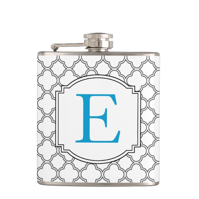 Monogram Flask Bridesmaid Gift (Front)