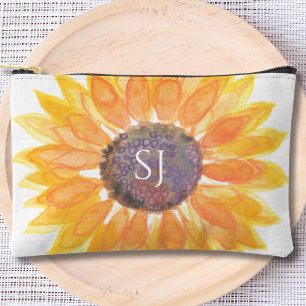 Monogram Floral  Accessory Pouch