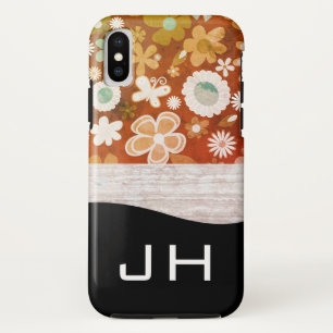 Monogram Floral and Texture Case-Mate iPhone Case