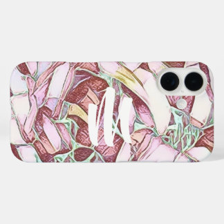 Monogram Floral  iPhone 16 Case