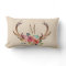 Monogram Floral Deer Horn