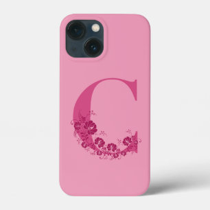 Monogram Floral Letter C iPhone Case