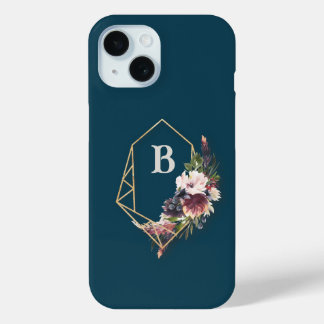 Monogram Floral Phone Case