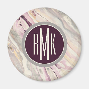 Monogram Flowing I Magnet