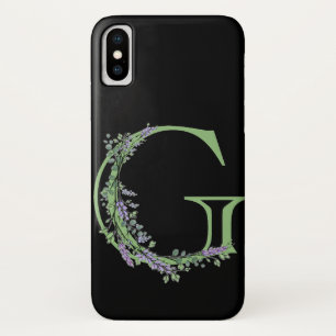 Monogram G Lavender Eucalyptus Case-Mate iPhone Case
