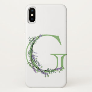 Monogram G Lavender Eucalyptus Case-Mate iPhone Case