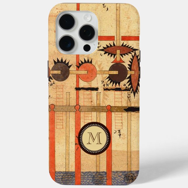 Monogram Geek Gear Personalised iphone Case (Back)
