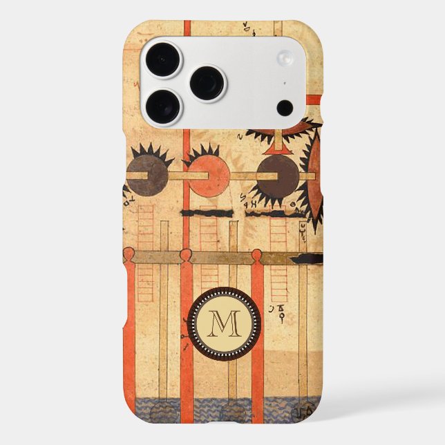 Monogram Geek Gear Personalised iphone Case (Back)