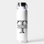 Monogram Gift Classic Initials  Water Bottle<br><div class="desc">This design may be personalised in the area provided by changing the photo and/or text. Or it can be customised by clicking Personalise this Template and then choosing the click to customise further option and delete or change the colour of the background, add text, change the text colour or style,...</div>