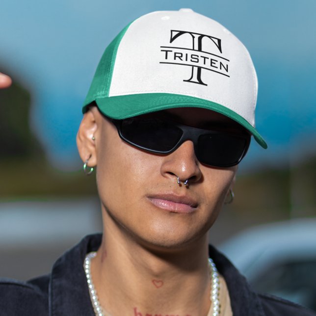 Monogram Gift Trucker Hat (Creator Uploaded)