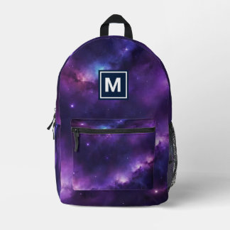 Monogram Girly Stars Galaxy Backpack