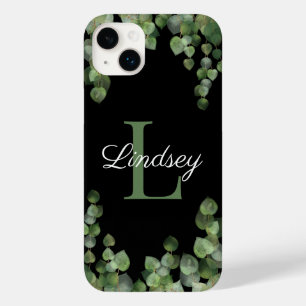 Monogram Girly Stylish Eucalyptus  Case-Mate iPhone 14 Plus Case