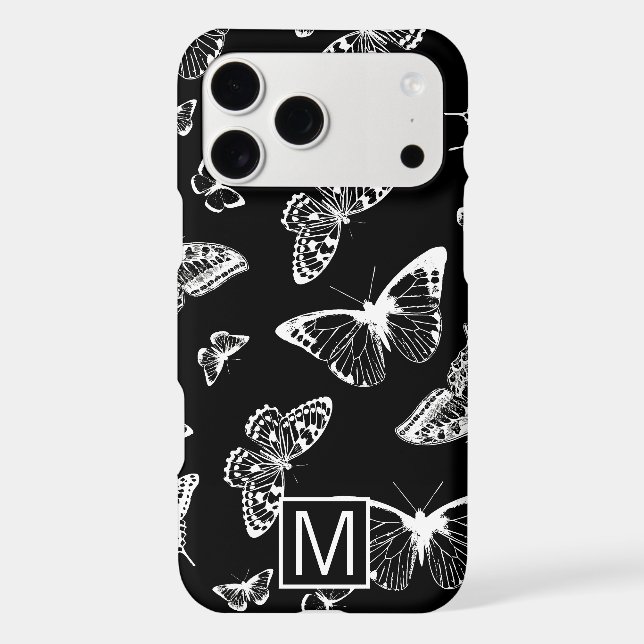 Monogram GL BW Butterflies (Back)