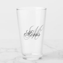 Monogram glassware 
