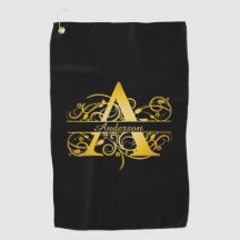 Monogram Gold Silhouette