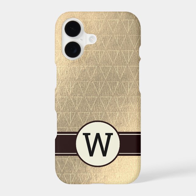 Monogram Golden Triangle Pattern (Back)