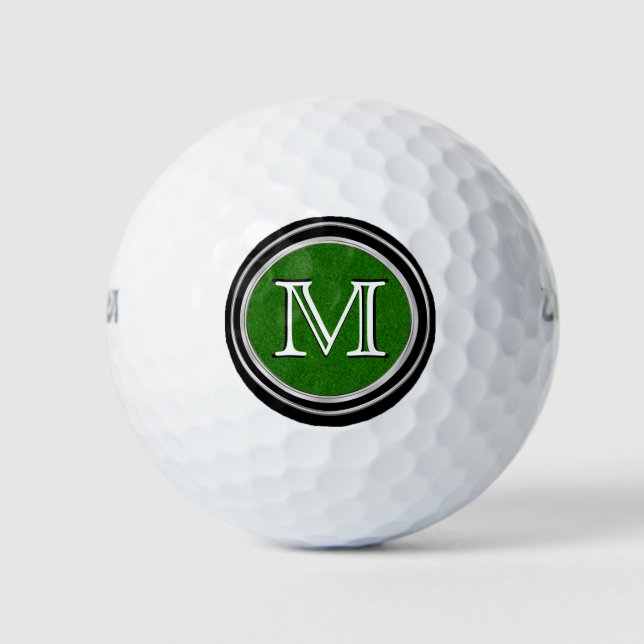Monogram Golf Balls Set, Quality High PERFORMANCE (Front)