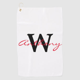 Monogram Golf Towel