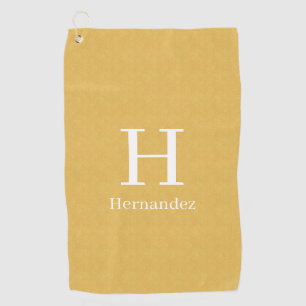 Monogram Golf Towel