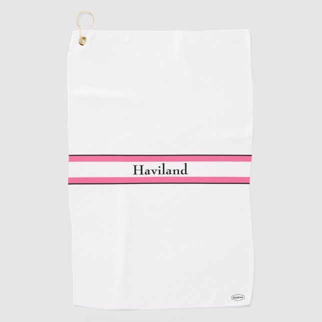 Monogram Golf Towel HAMbWG (Front)