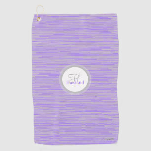 Monogram Golf Towel with Name and Initial
