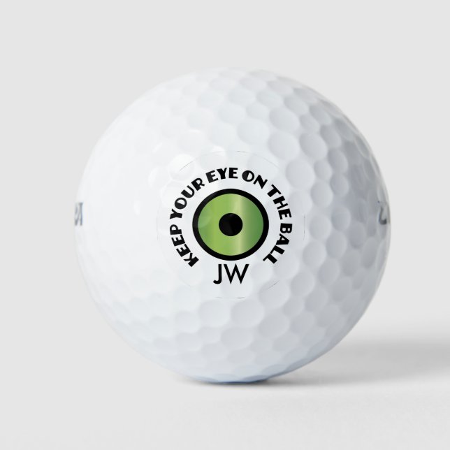 Monogram Golfer - Keep Your Eye On The Ball (Front)