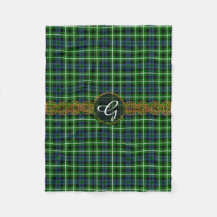 Monogram Graham Tartan Fleece Blanket