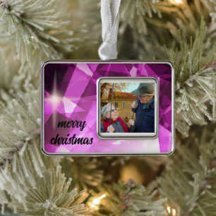 Monogram Grandma ,Grandpa Christmas Ornament