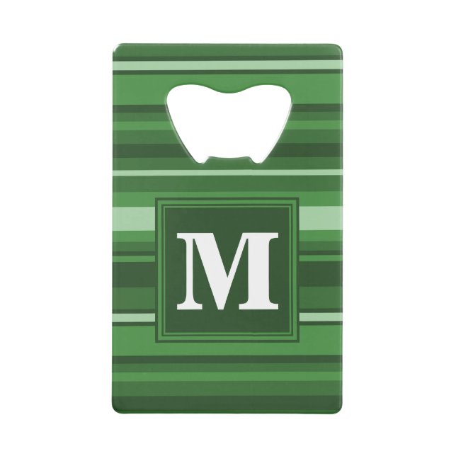 Monogram green stripes (Front)