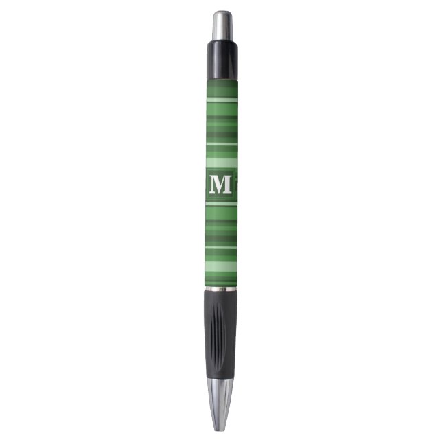Monogram green stripes (Front Vertical)