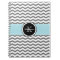 Monogram Grey Chevron Spiral Notebook