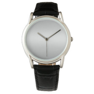 Monogram Grey White Teal Men Crown Protector  Watch