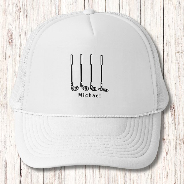 Monogram Groomsman Hat | Golf Clubs Hat  (Creator Uploaded)