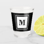 Monogram Groomsman or Best Man Proposal Shot Glass<br><div class="desc">Give your groomsmen or best man a monogrammed shot glass to remember your special day</div>